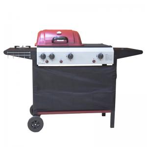 barbecue à gaz en gros en plein air barbecue à gaz commercial avec brûleur latéral